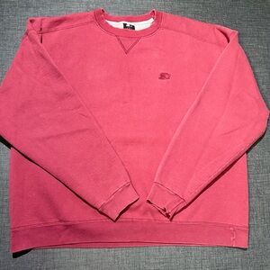 Men's red crewneck